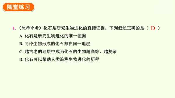 7.3.2生物进化的历程-八年级生物人教版下学期同步精品课件(共34张PPT)