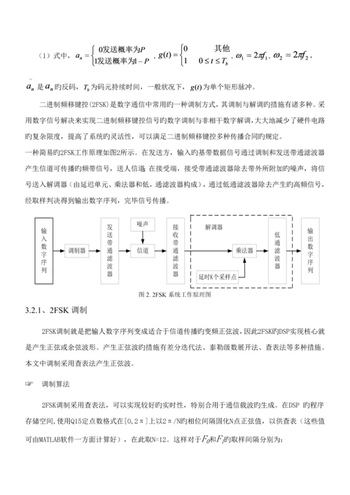 DSP调制解调系统综合设计.docx