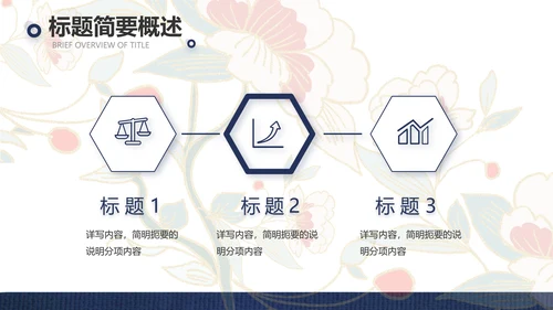 蓝色国潮风中国汉服文化介绍动态PPT模板