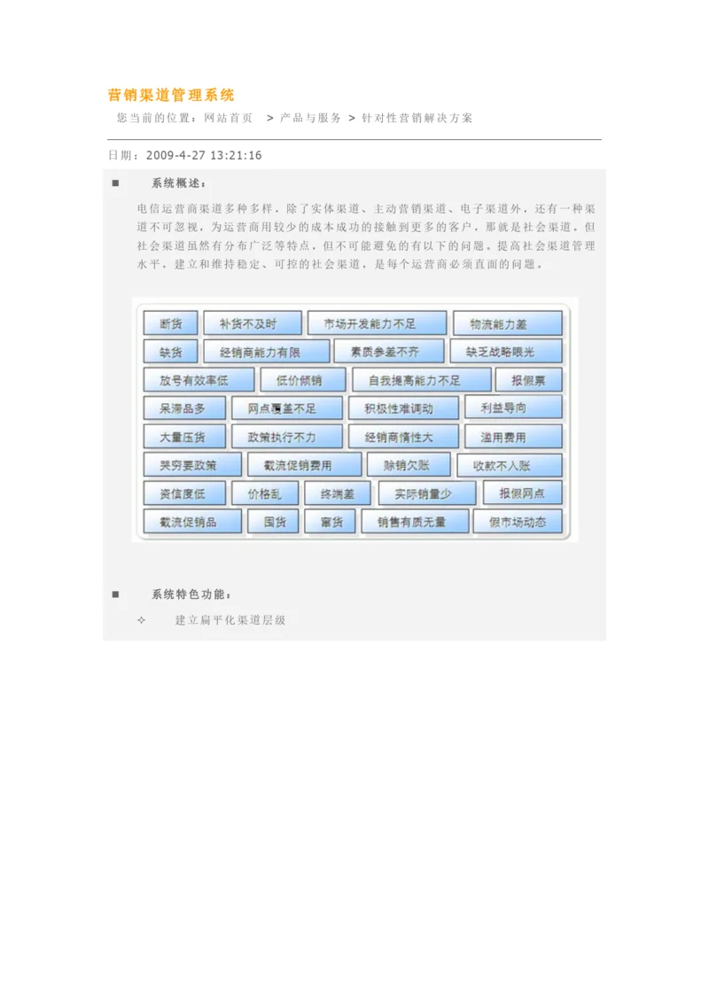 营销渠道管理系统.docx