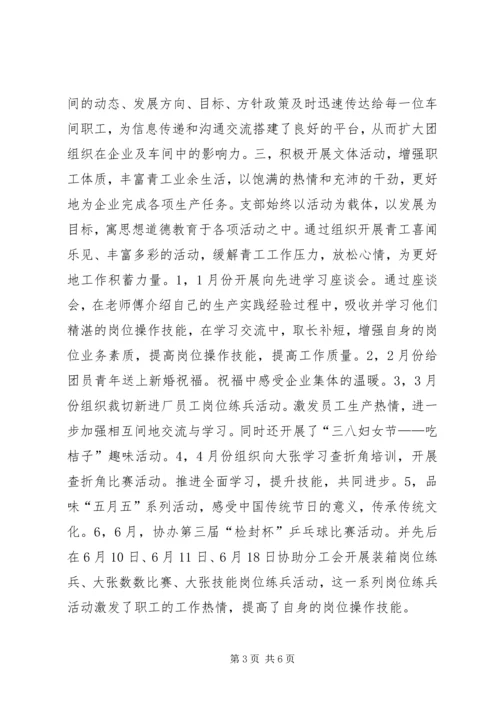 年检封团总支工作总结及年工作计划.docx