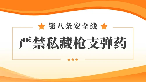简约风部队安全专题教育PPT模板