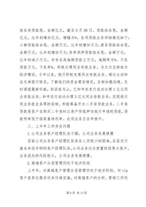 企业半年经营工作总结.docx