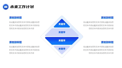 蓝紫色商务大气年终工作述职报告PPT工作总结年终总结