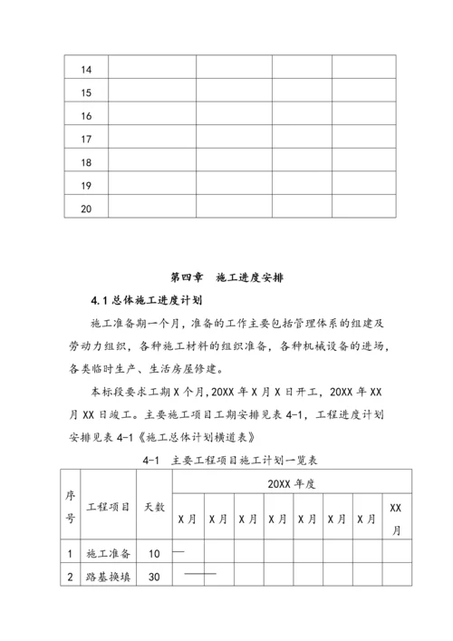 公路工程施工组织设计完整版.docx