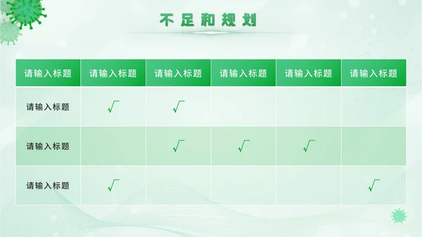 绿色卫生站医学报告PPT模板