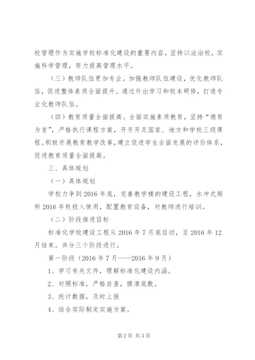 学校标准化建设方案.docx