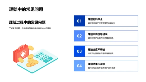 理赔流程与礼仪训练PPT模板