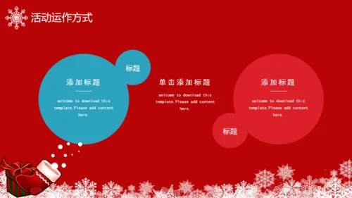 圣诞节促销活动宣传策划通用PPT模板