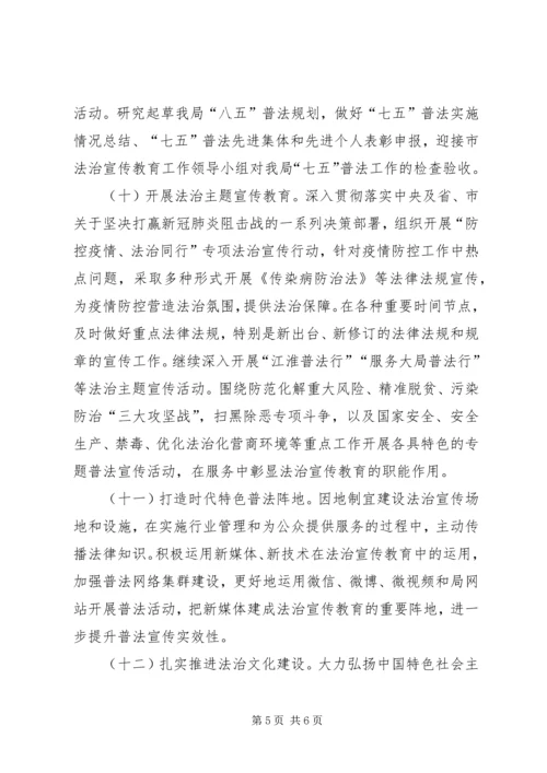 住建局XX年普法依法治理工作要点.docx
