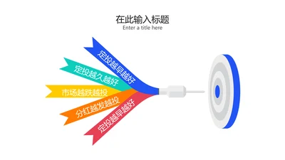 商务风格列表关键词5项PPT内容页