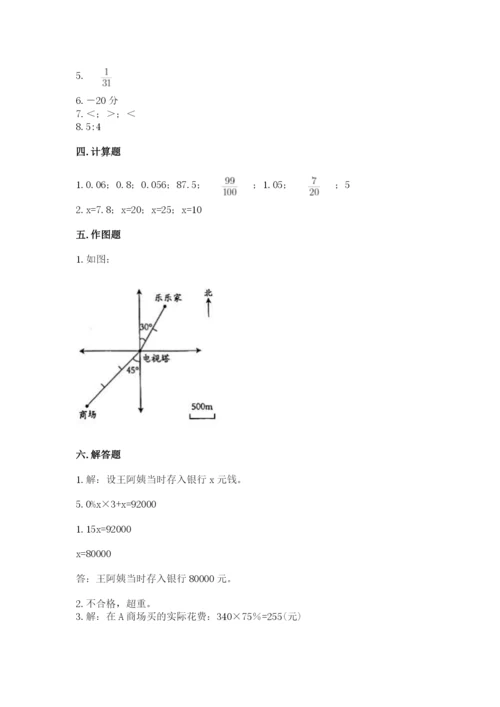 小升初数学期末测试卷附答案（满分必刷）.docx