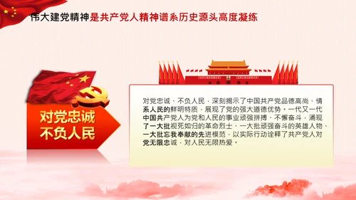 建党100周年伟大的建党精神七一讲话PPT