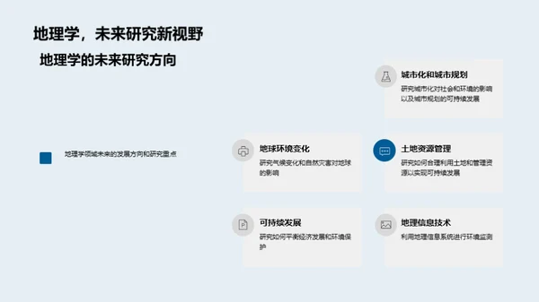 探寻地理学应用