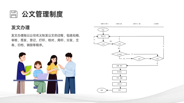 灰色简约商务行政管理制度培训PPT课件
