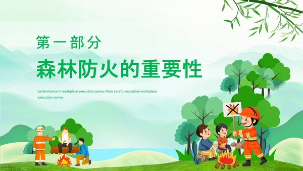 清明防火知识安全宣讲通用PPT模板