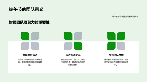 端午节团队活动盛宴PPT模板