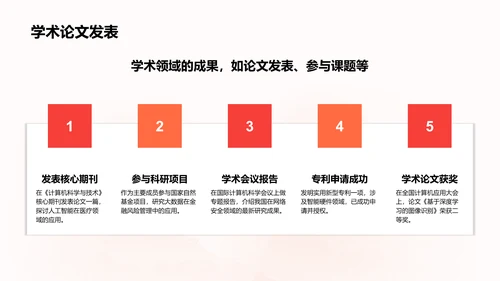 红色插画风党员发展对象个人表现答辩PPT模板