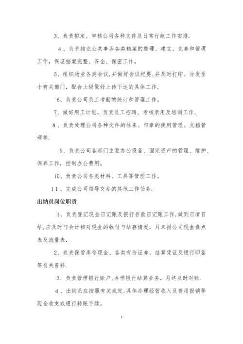 各岗位工作职责.docx