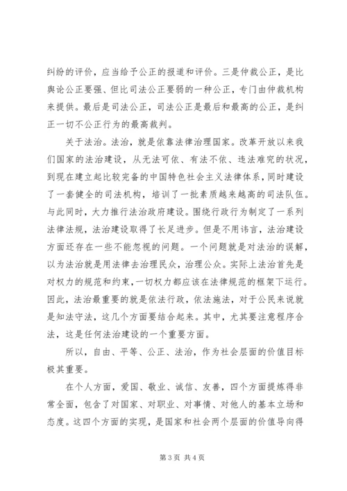 社会主义核心价值观心得体会 (12).docx