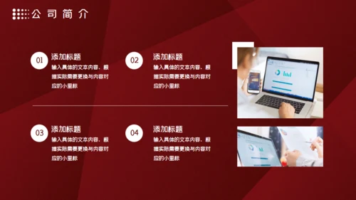 高端红色商务计划书通用PPT模板