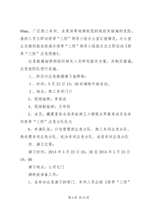 雨季“三防”演练方案5篇.docx