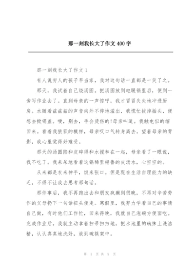 那一刻我长大了作文400字.docx