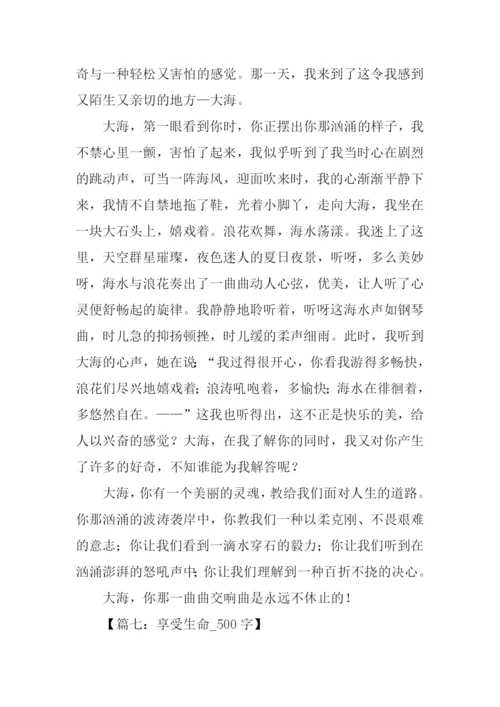 享受话题作文.docx