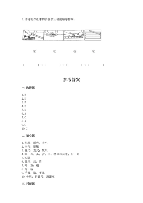 教科版一年级上册科学期末测试卷【考点提分】.docx