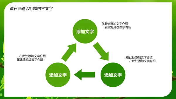 万物苏醒成长嫩芽ppt动态模板