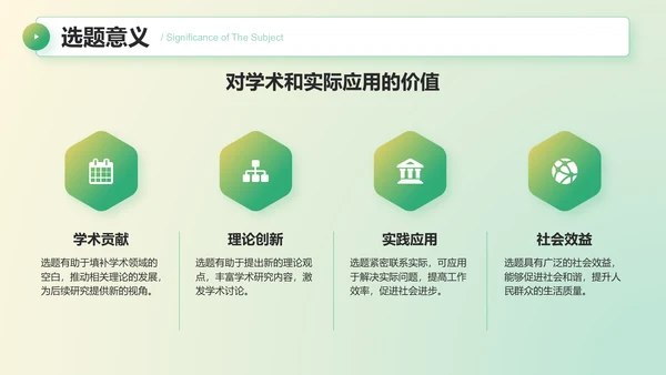 绿色商务风大学作业汇报模板PPT模板