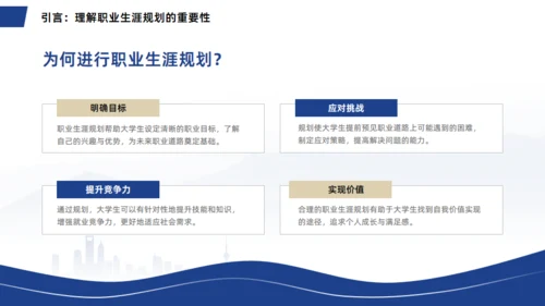 人生道路大学生职业生涯规划通用PPT模板