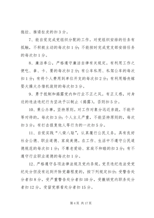 探索实行党员干部工作态度量化考核办法.docx