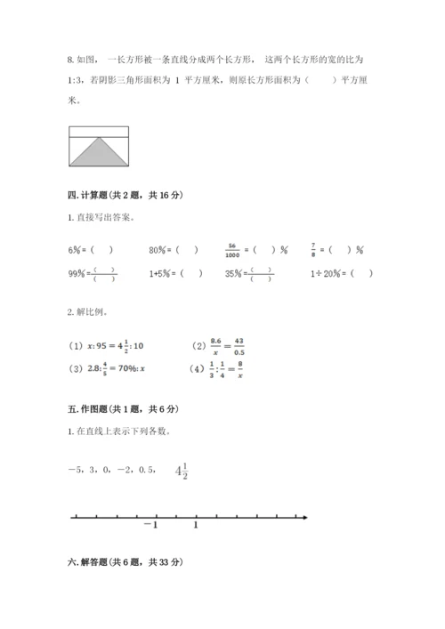 人教版六年级下册数学期末测试卷学生专用.docx