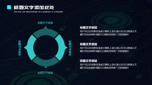 人工智能机器人科技金手指通用PPT模板