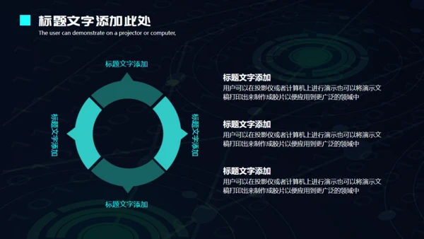 人工智能机器人科技金手指通用PPT模板