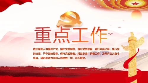 入团誓词入团仪式入团宣誓动态PPT