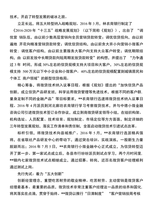 银行微贷技术推广路径探析