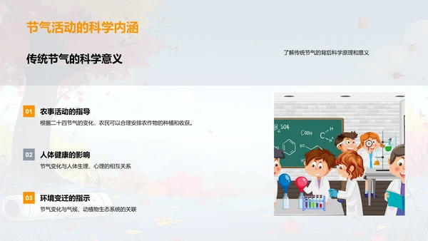 秋分节气科普PPT模板