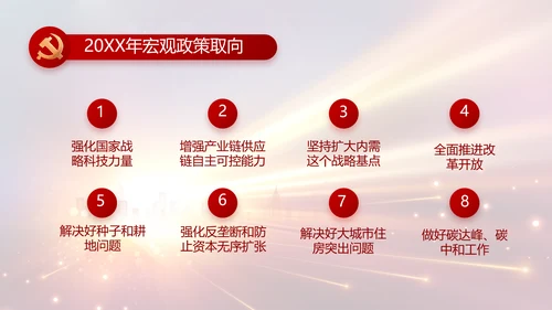 党支部党员大会年终工作总结动态PPT