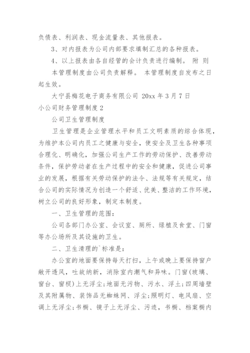 小公司财务管理制度_1.docx