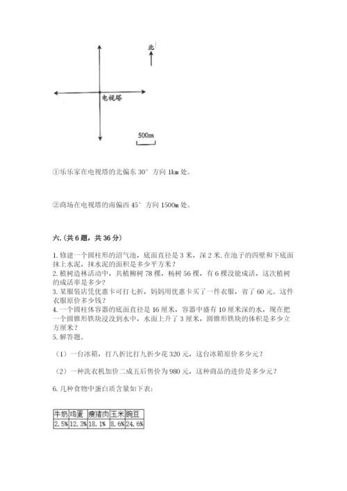 西师大版小升初数学模拟试卷【突破训练】.docx