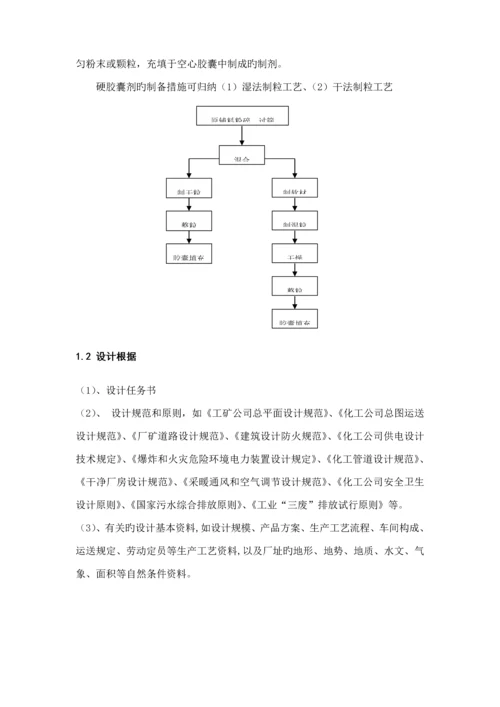 年产2亿粒胶囊生产车间标准工艺设计.docx