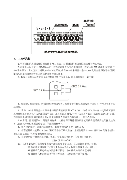 PCB工艺设计标准