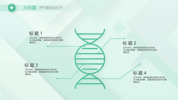 清新医疗医药工作汇报动态PPT