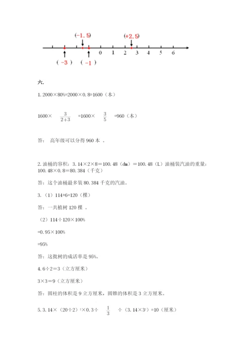 郑州外国语中学小升初数学试卷（达标题）.docx