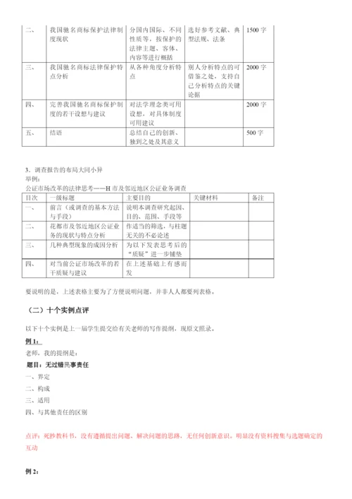 怎样完成法学专业本科毕业论文.docx