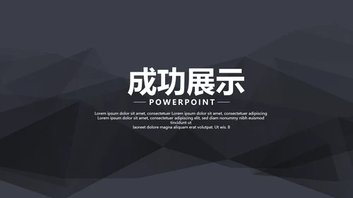 灰色公司产品介绍宣传通用PPT动态模板