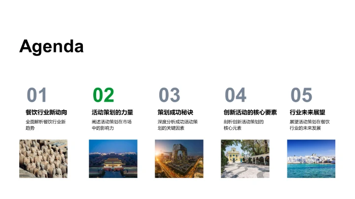 餐饮活动营销PPT模板