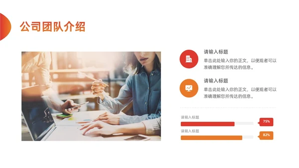橙色商务商业计划书招商PPT模板